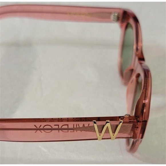NWOT WILDFOX Monroe Sheer Pink Frame SUNGLASSES Classic Fox 94036 main image 4
